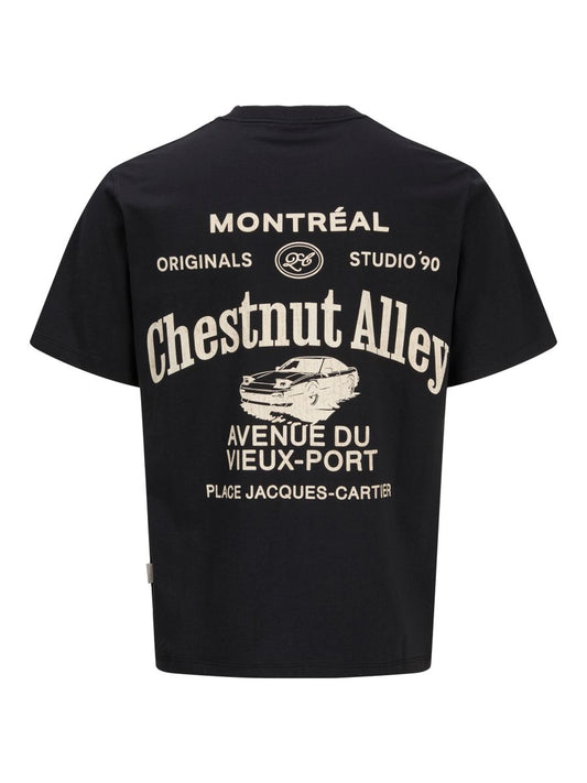 JORMONTREAL TYPO BACK TEE SS CN
