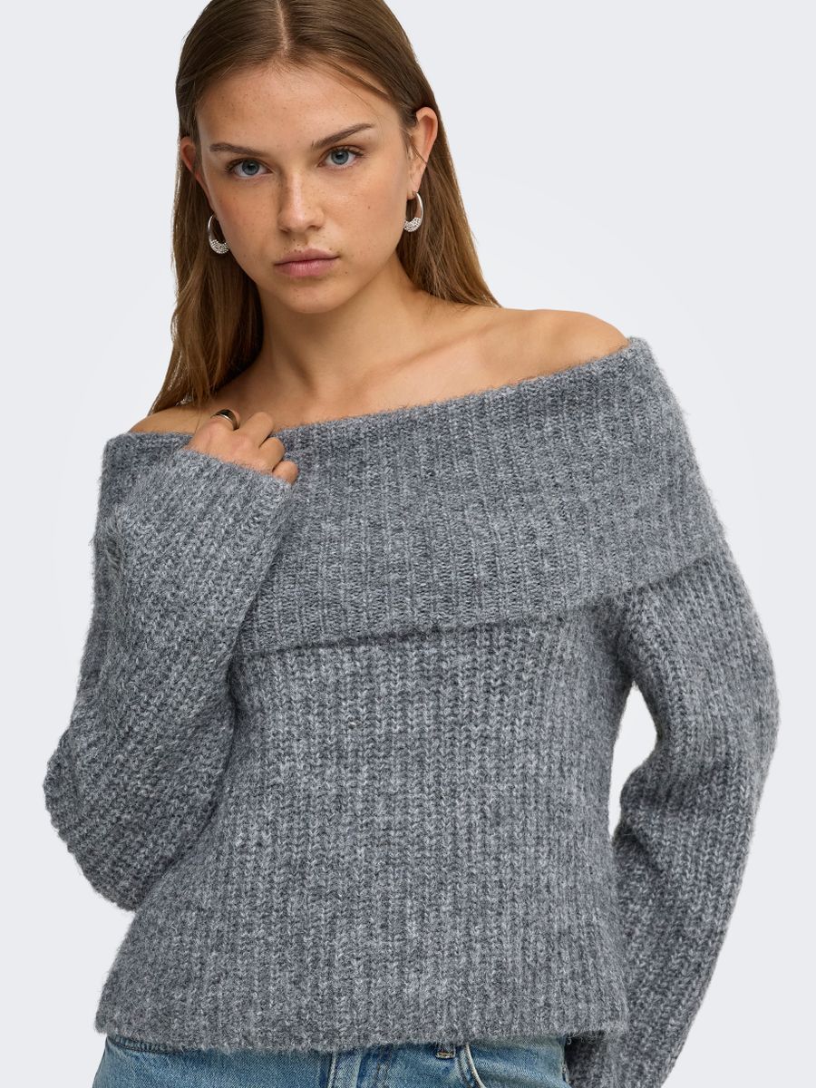 ONLMAGGIE LS OFF SHOULDER KNT