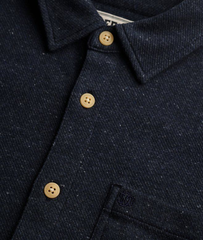 TWILL TWEED JERSEY SHIRT