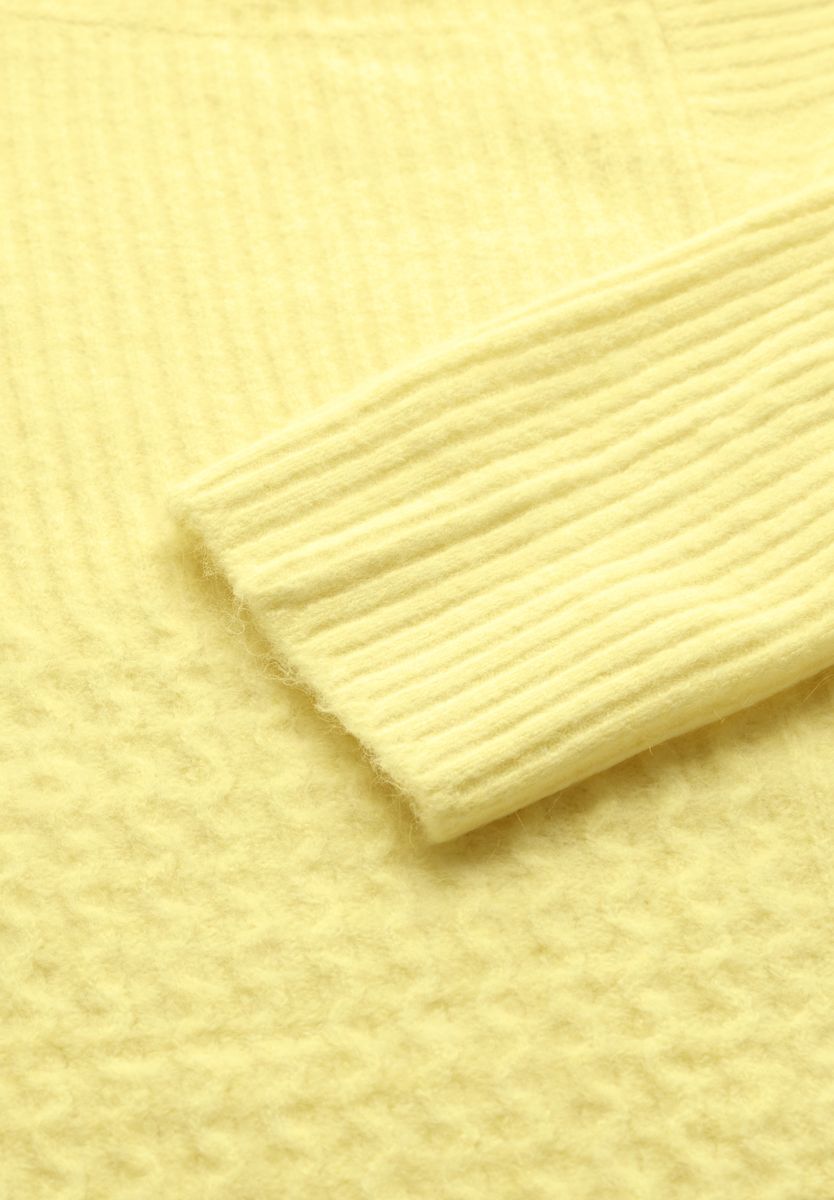 Strukturmix-Pullover