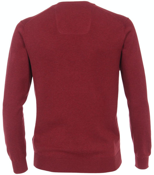 Pullover mit V-Ausschnitt uni 004430