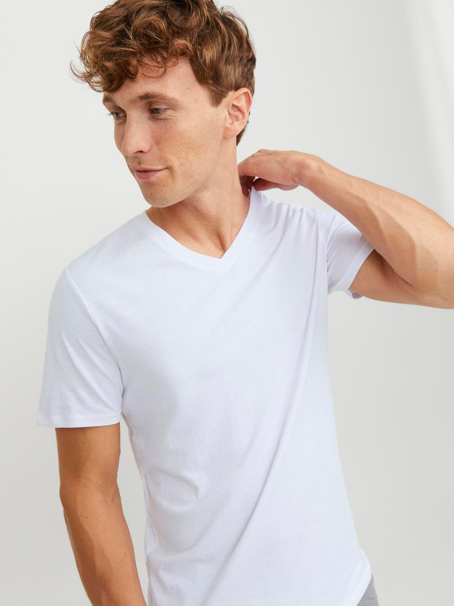 JACBASIC V-NECK TEE SS 2 PACK NOOS