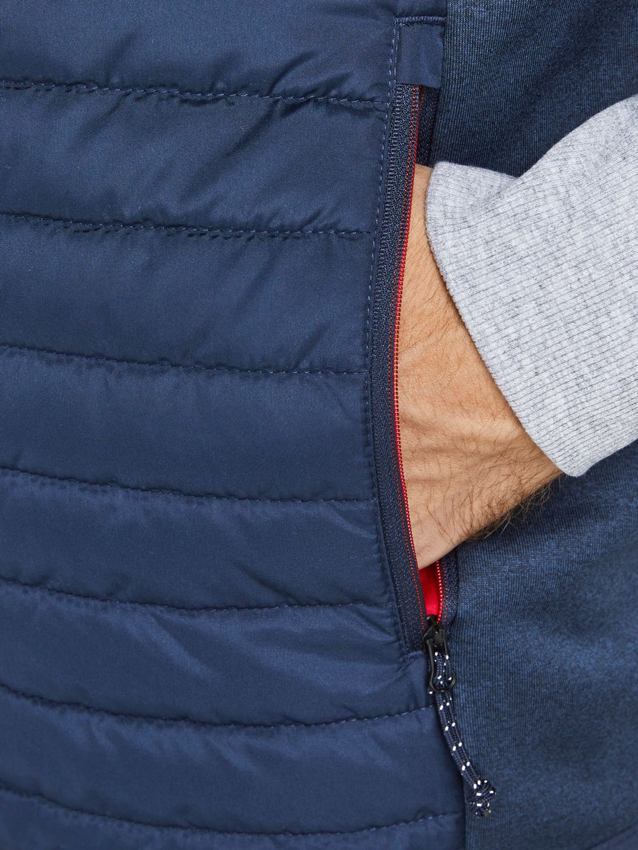 JJEMULTI BODYWARMER COLLAR