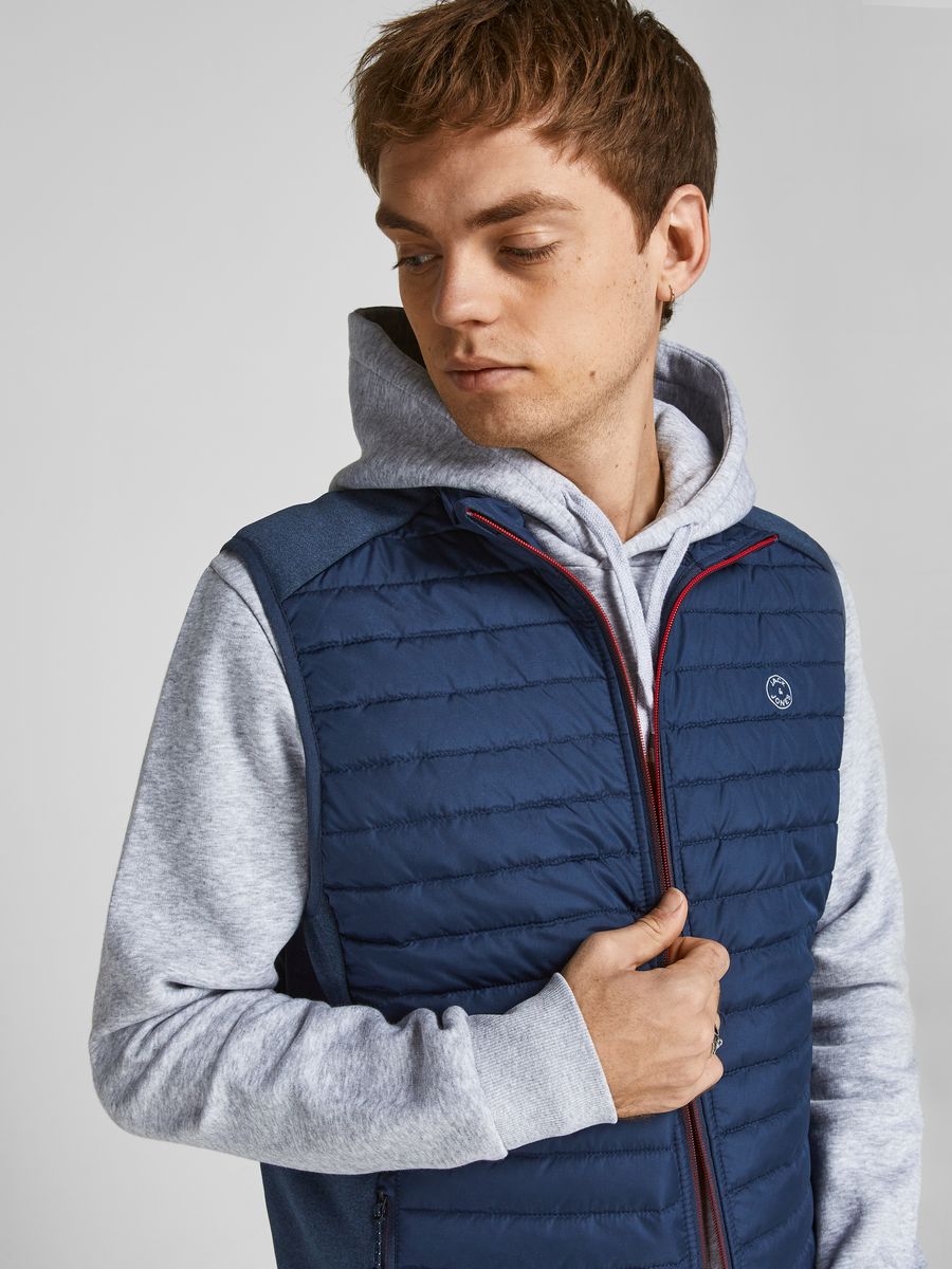 JJEMULTI BODYWARMER COLLAR