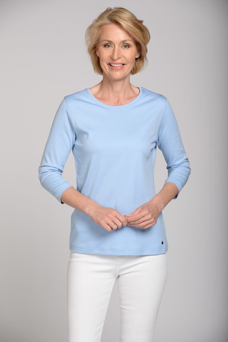 Rdh.-Shirt, 3/4 Arm, uni