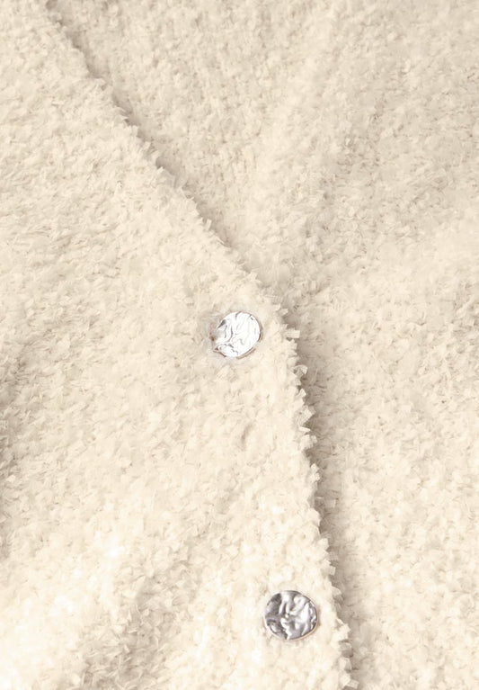 Cardigan mit Effektgarn