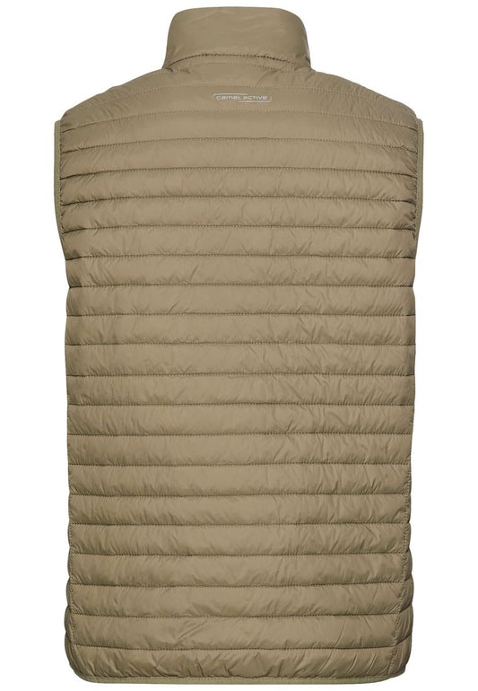 Steppweste mit Stehkragen