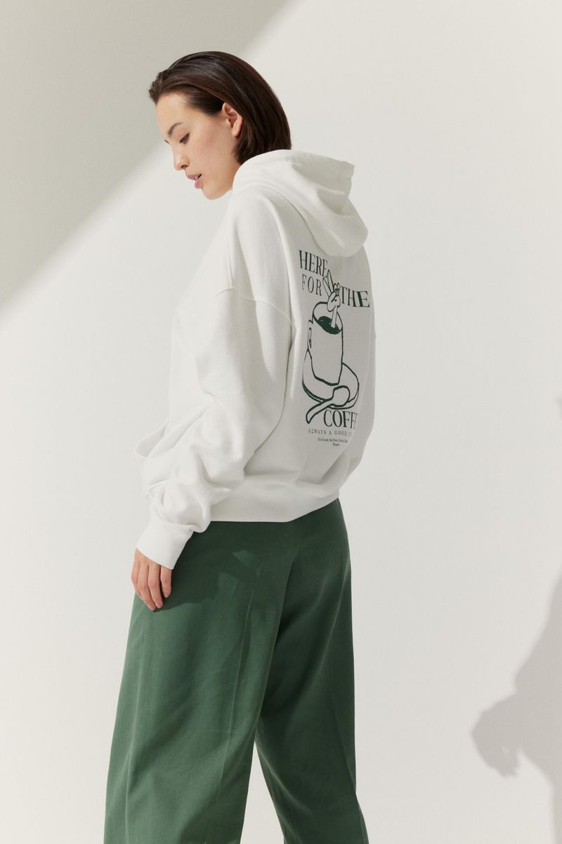 Oversized 'Coffee Hoody