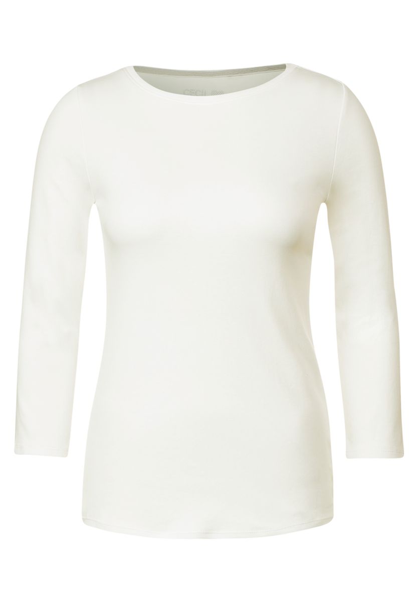 Basic Shirt in Unifarbe