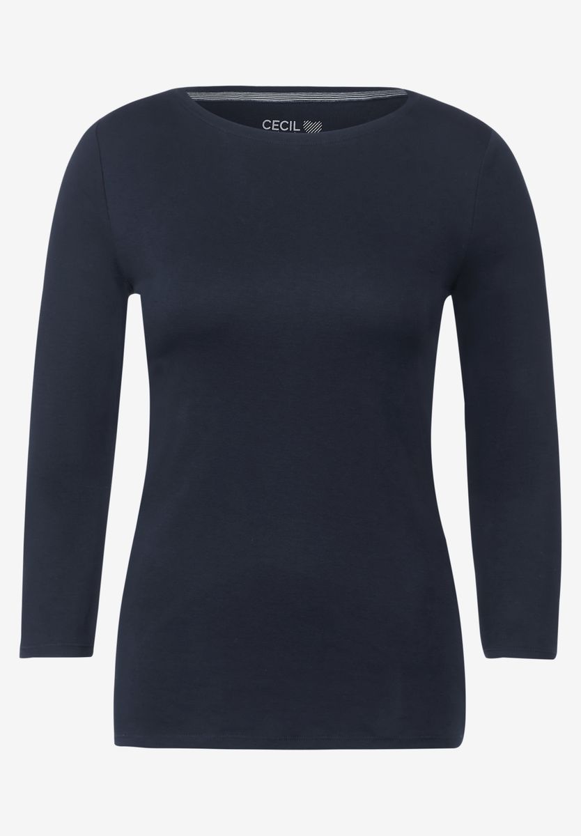 Basic Shirt in Unifarbe