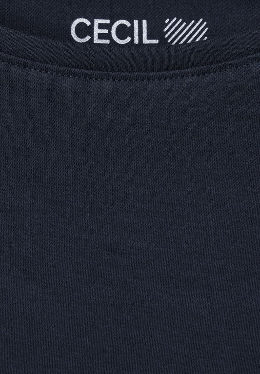 Basic Shirt in Unifarbe