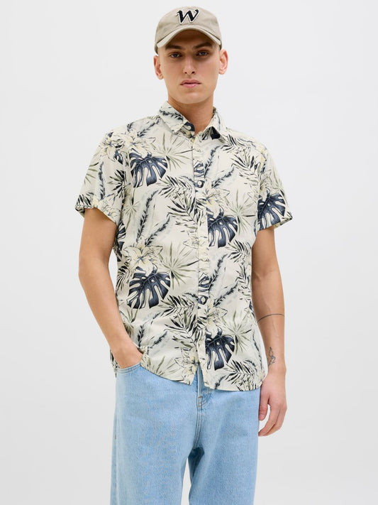 JJHAWAII AOP SHIRT SS LN
