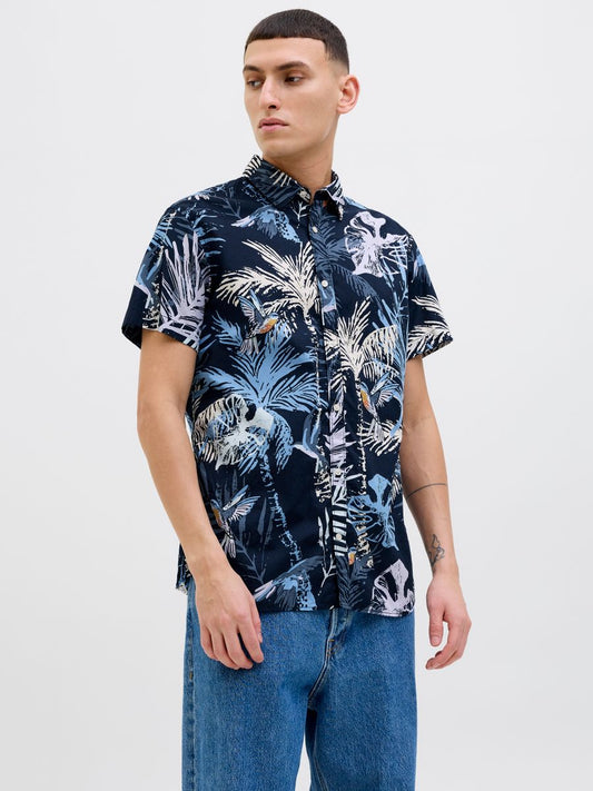 JJHAWAII AOP SHIRT SS LN