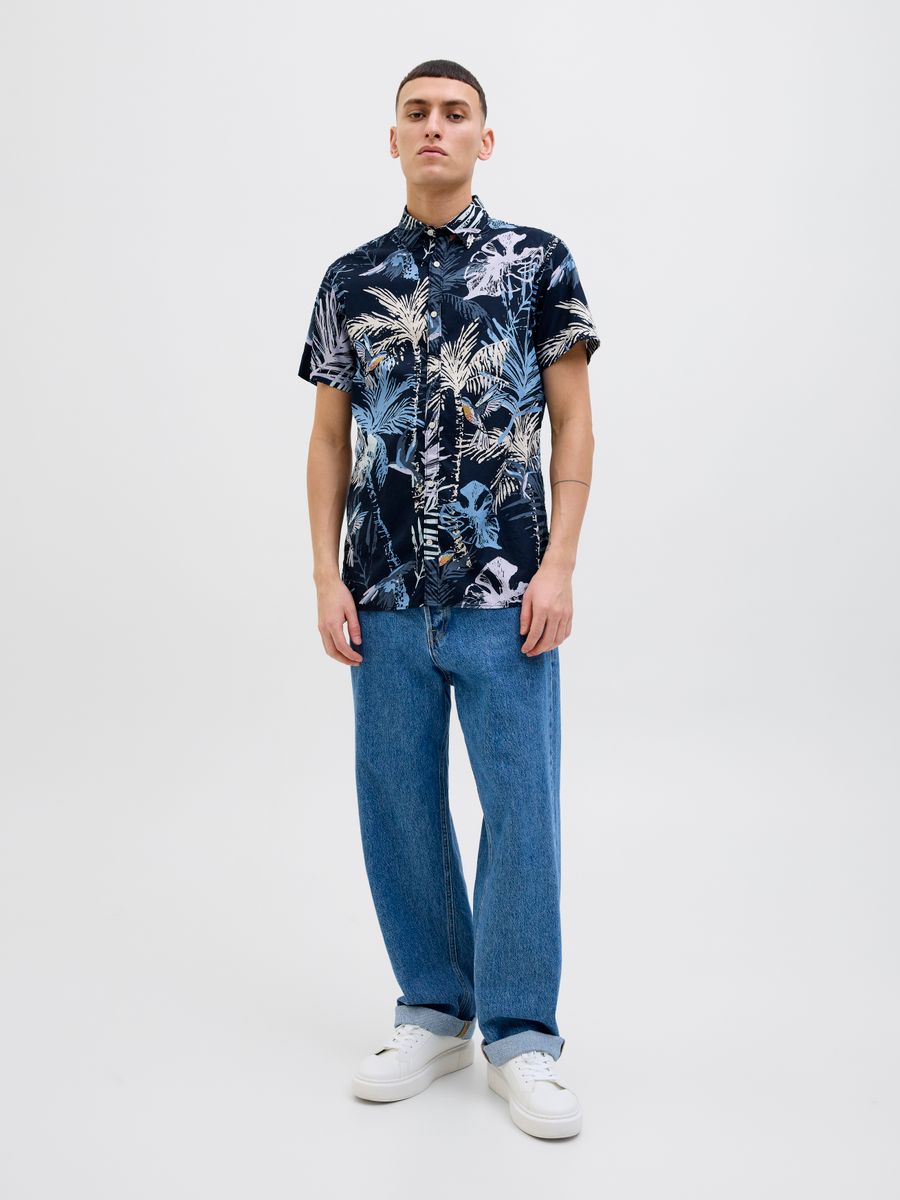 JJHAWAII AOP SHIRT SS LN