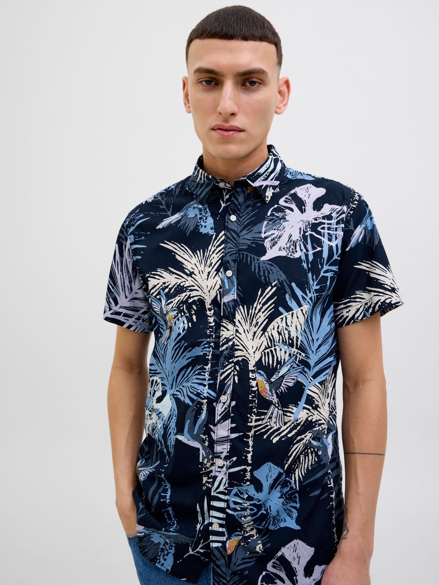 JJHAWAII AOP SHIRT SS LN