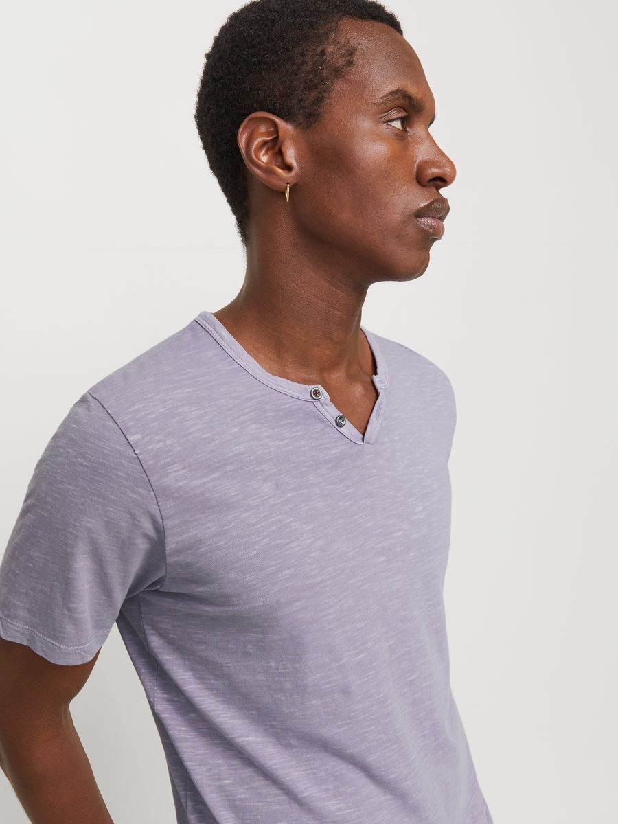 JJESPLIT NECK TEE SS NOOS