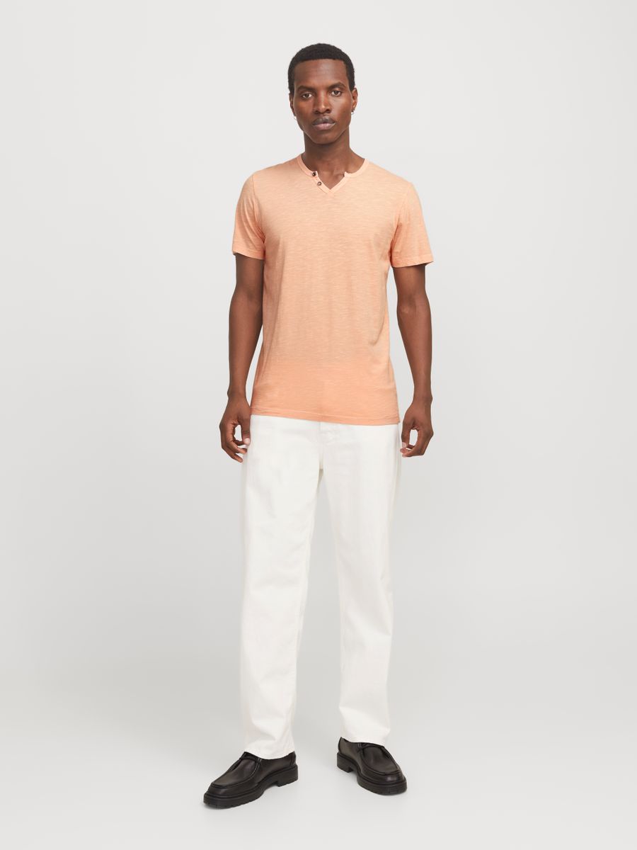JJESPLIT NECK TEE SS NOOS