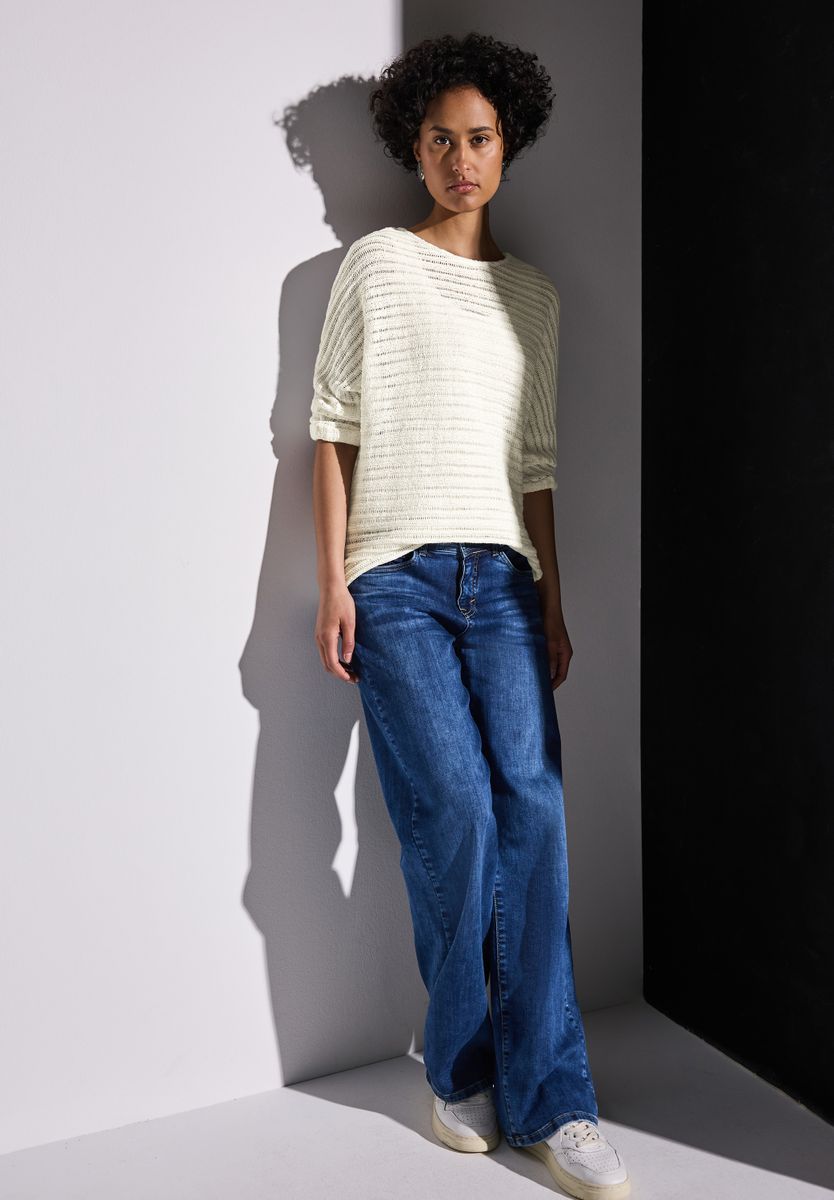 Strick-Look Shirt