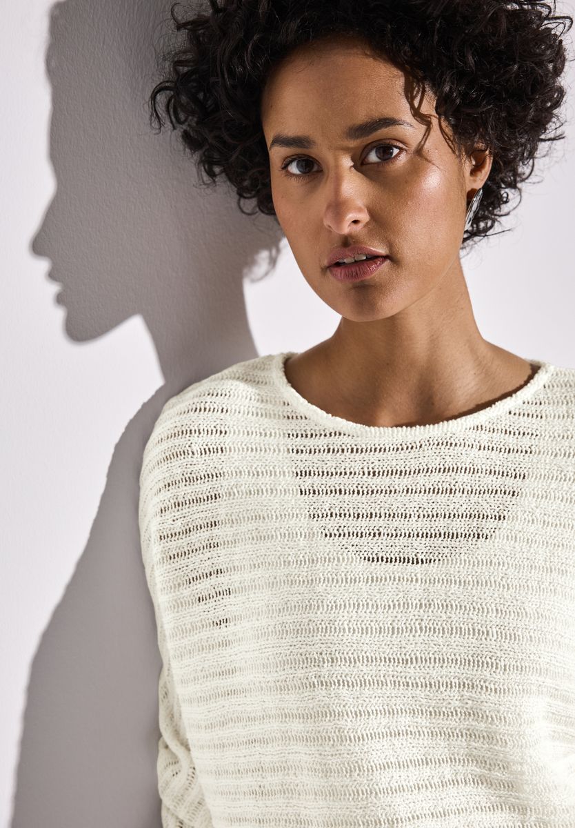 Strick-Look Shirt