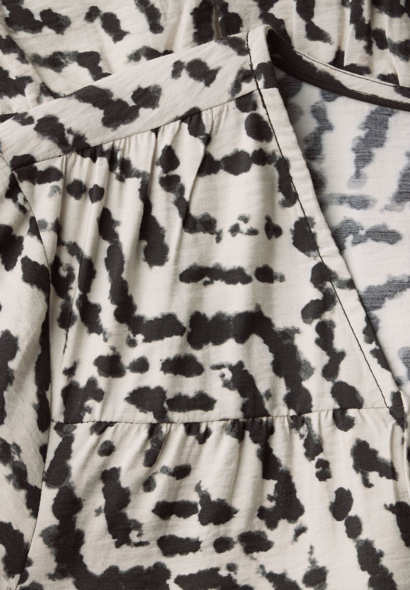 Tunika-Kleid mit Volants