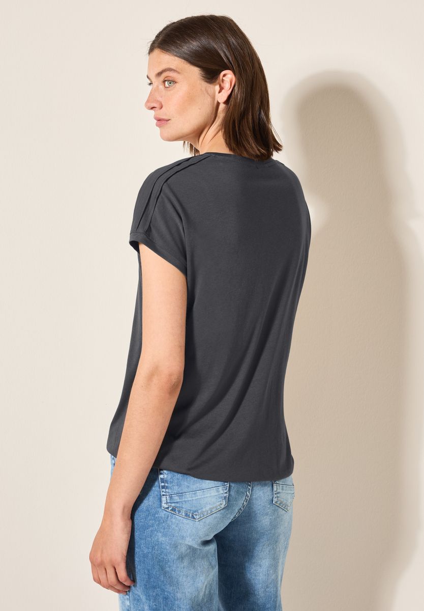Shirt in Unifarbe