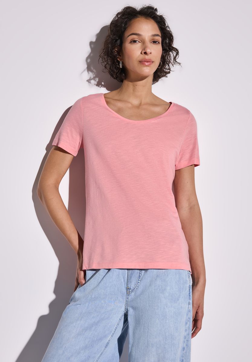 Basic T-Shirt in Unifarbe