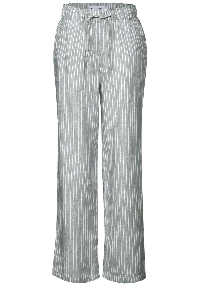 Wide Leg Leinenhose