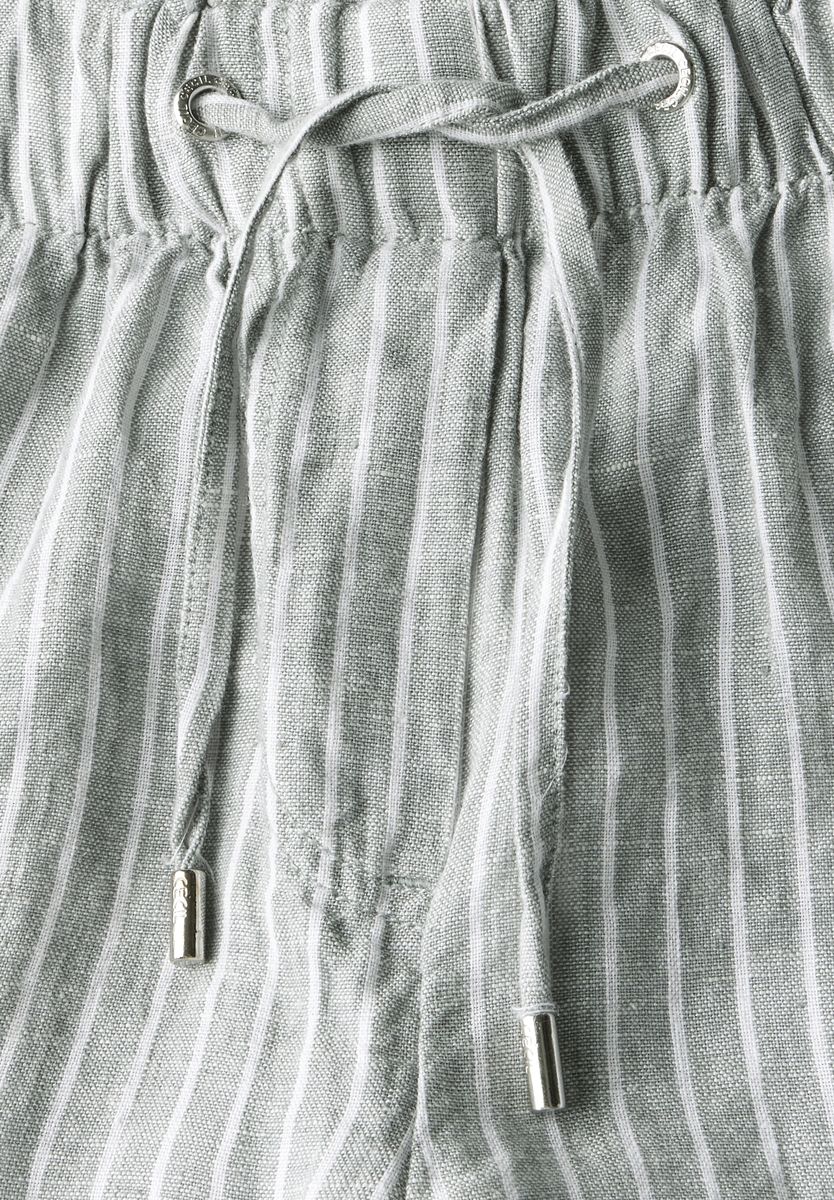 Wide Leg Leinenhose