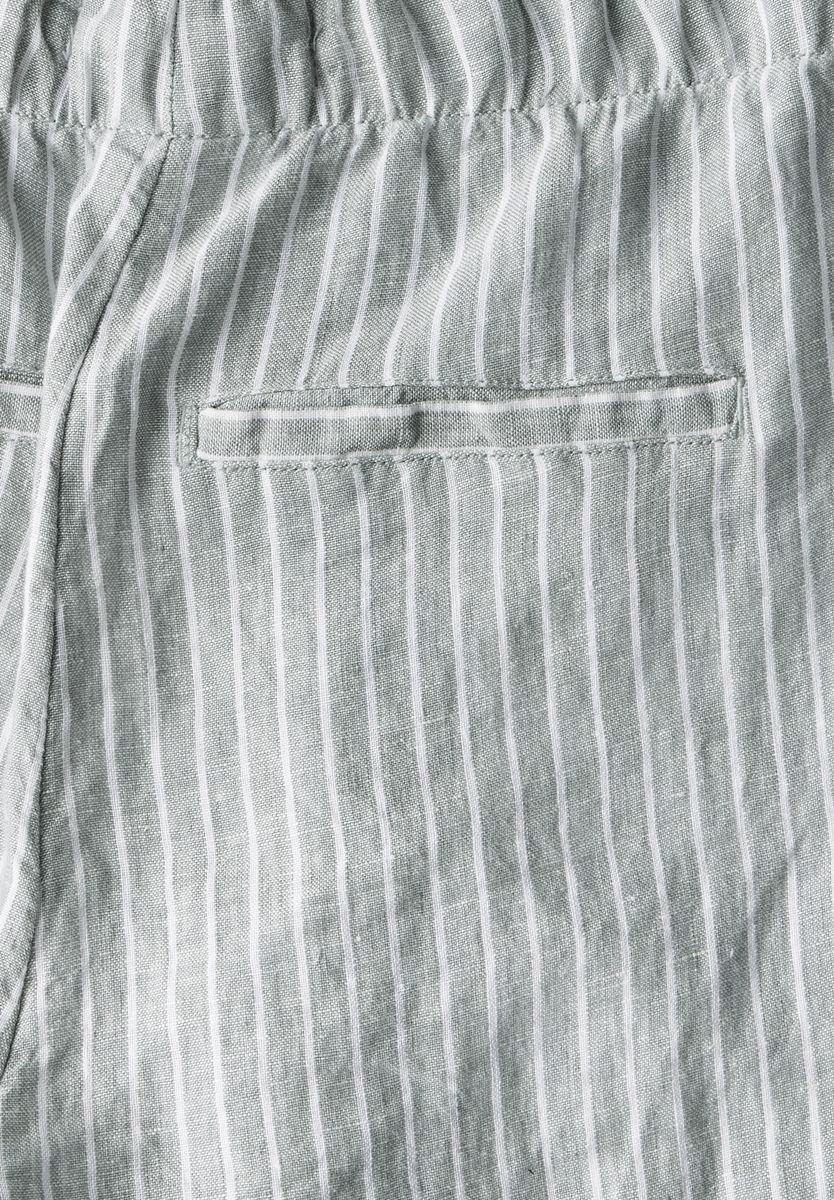 Wide Leg Leinenhose