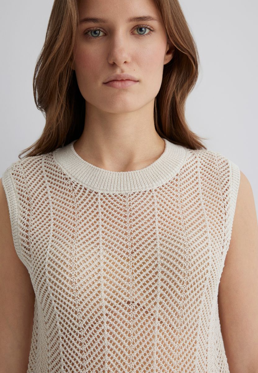 NONSLEEVE SWEATER
