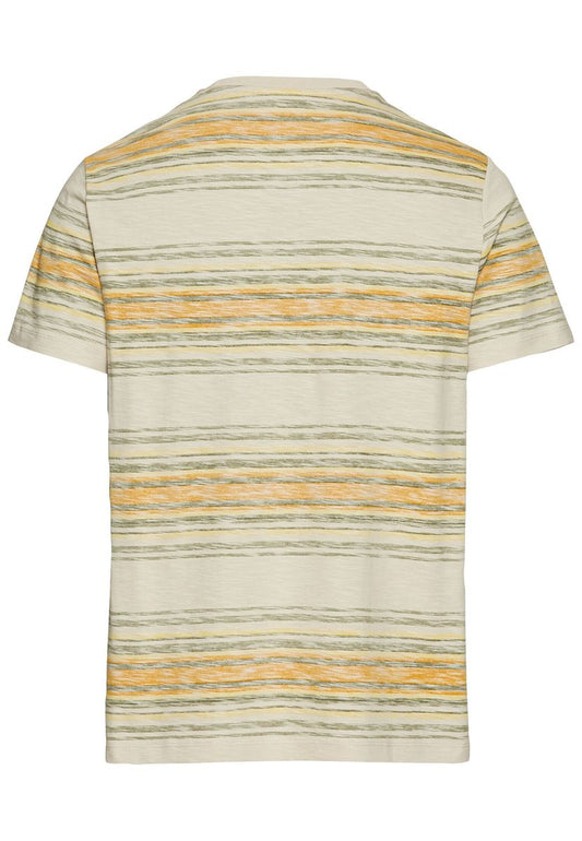 T-Shirt mit Streifenmuster aus Baumwolle