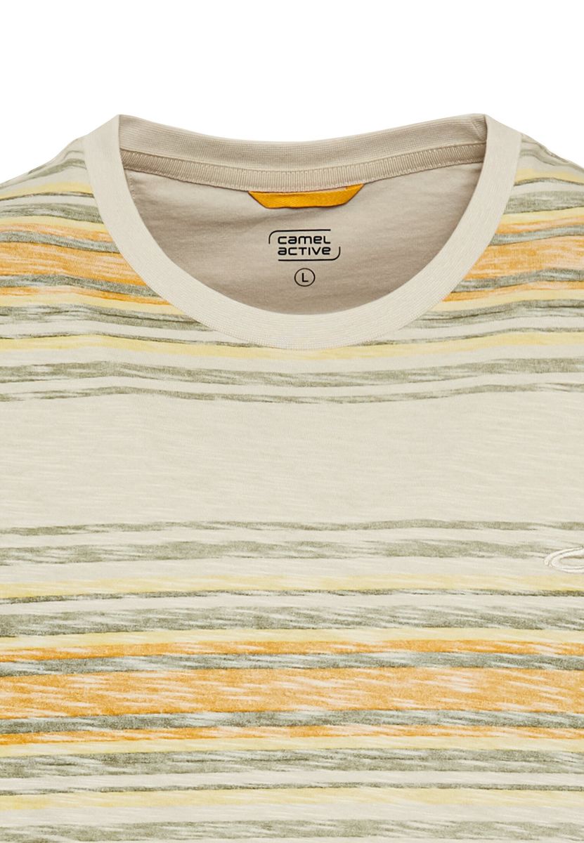 T-Shirt mit Streifenmuster aus Baumwolle