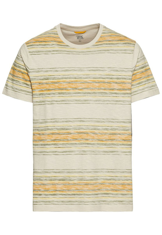 T-Shirt mit Streifenmuster aus Baumwolle