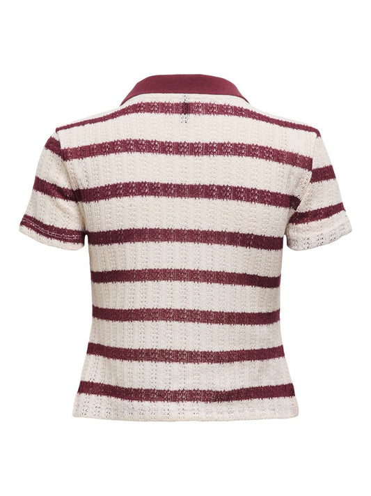 ONLHALIA S/S COLLAR TOP BOX JRS