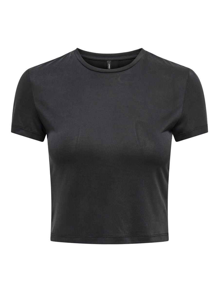 ONLHANNAH S/S O-NECK SHORT TOP JRS