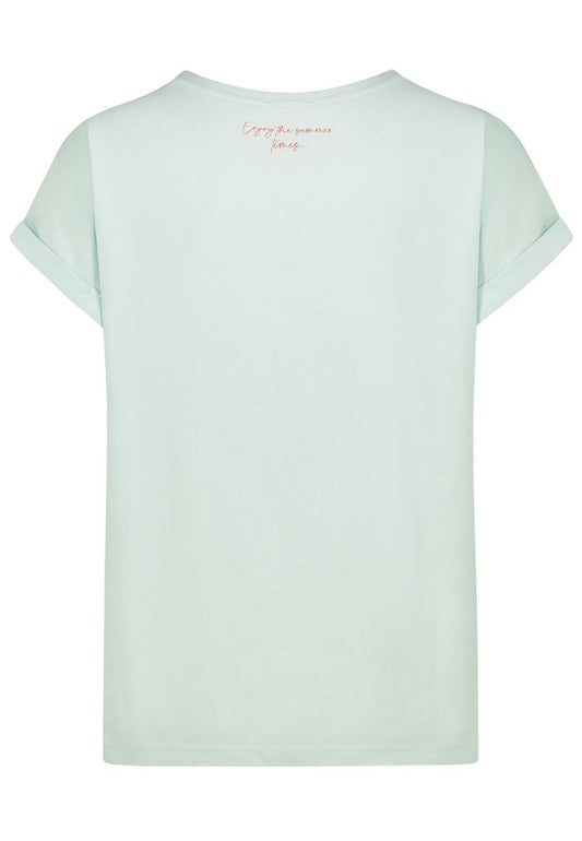 DOB T-Shirt, angeschnittene Ärmel,