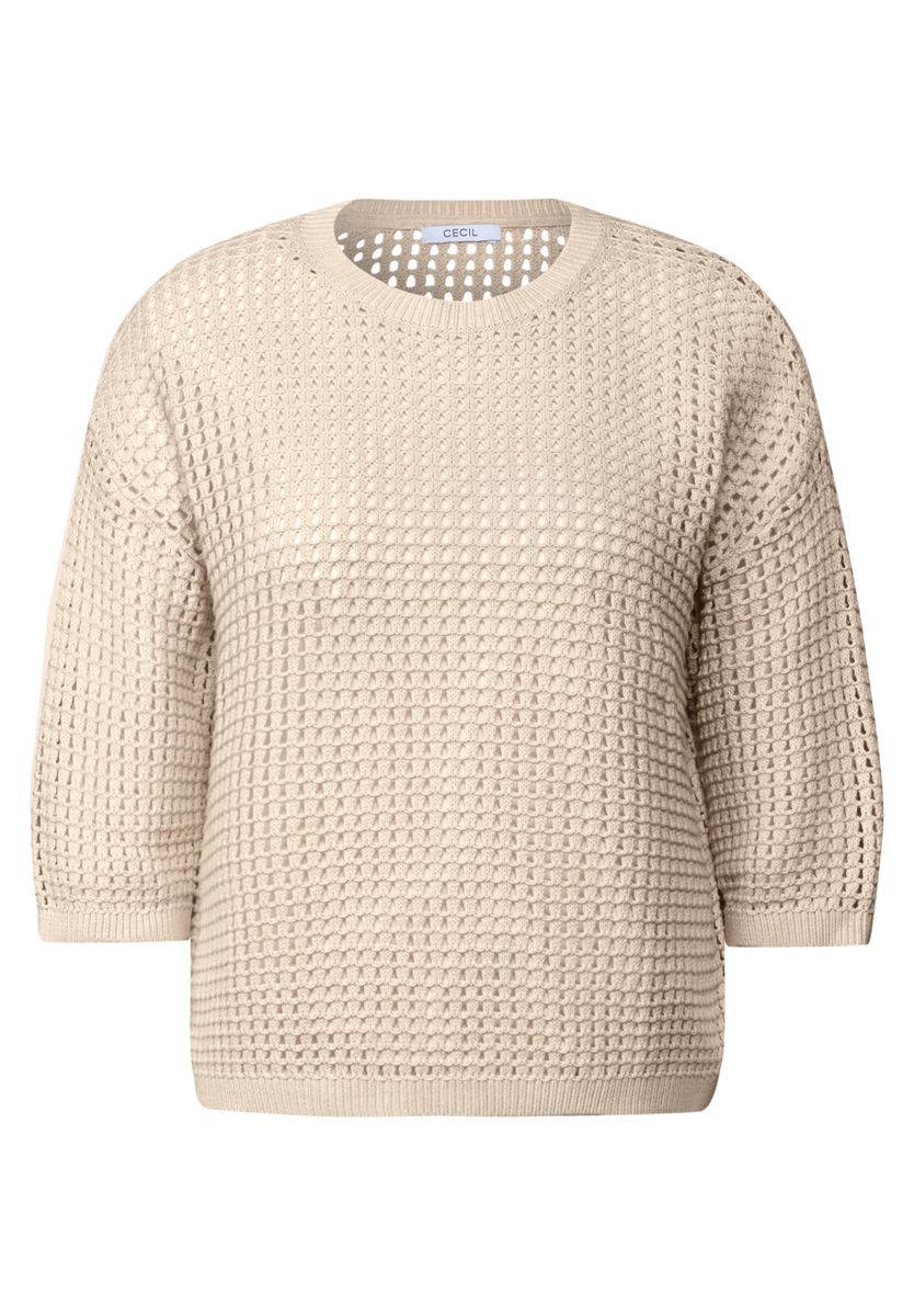 Pullover im Häkel-Optik