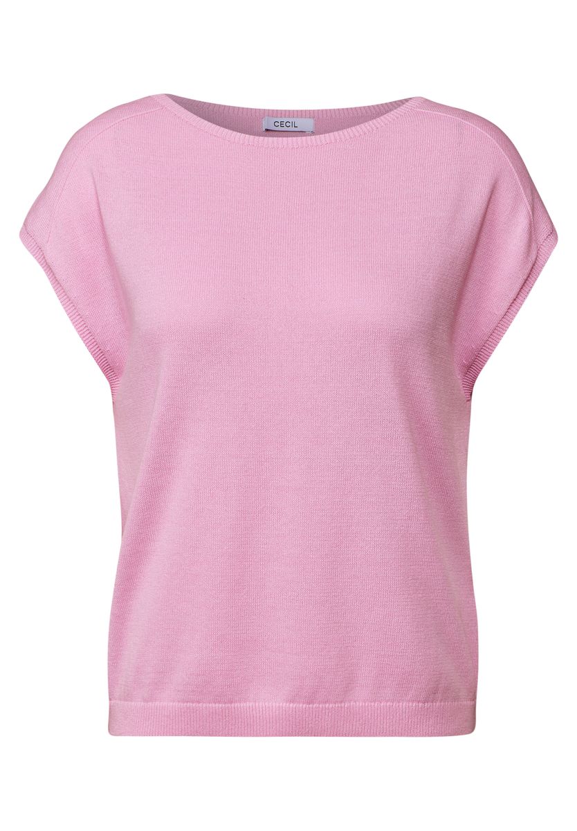 Leinen-Look Strickpullover