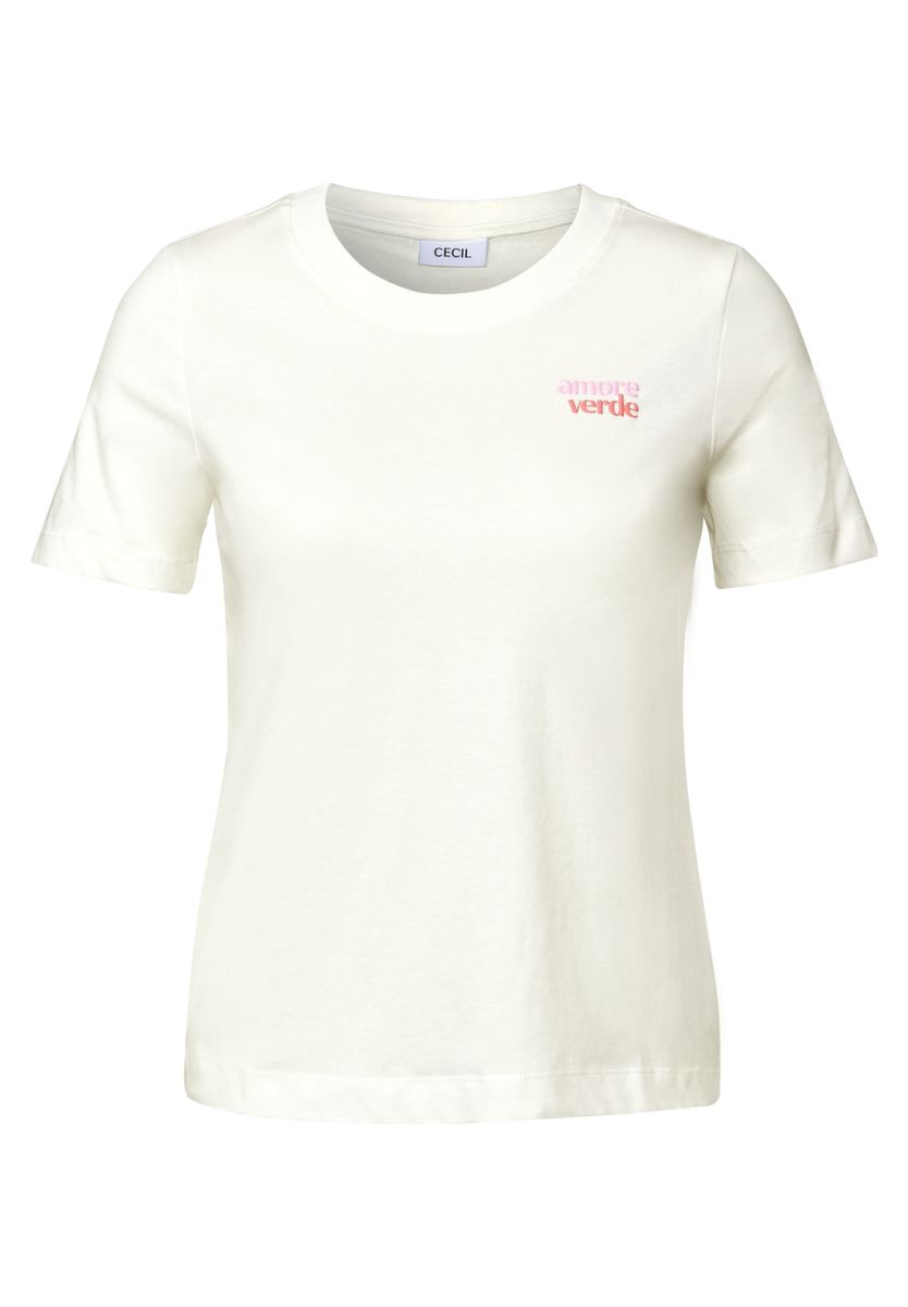 T-Shirt mit Wording-Detail