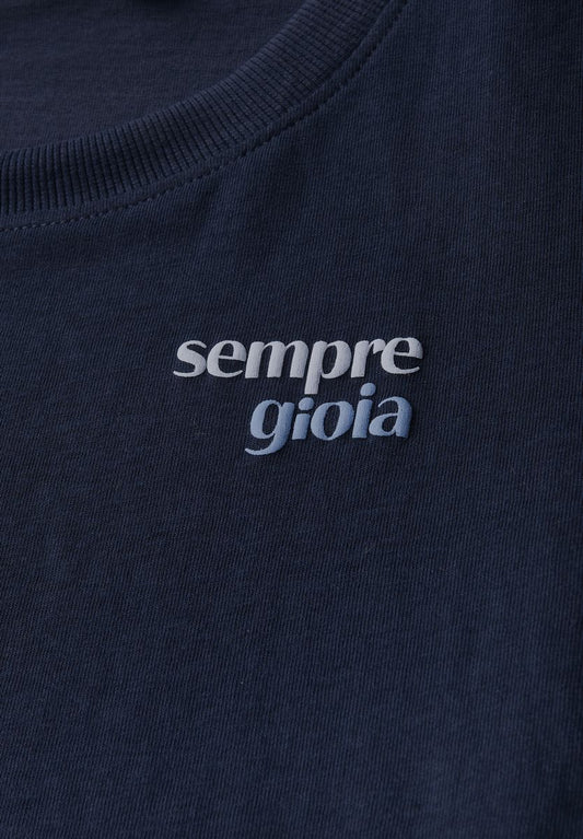 T-Shirt mit Wording-Detail