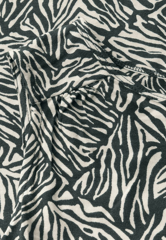 Gemustertes Basic Top