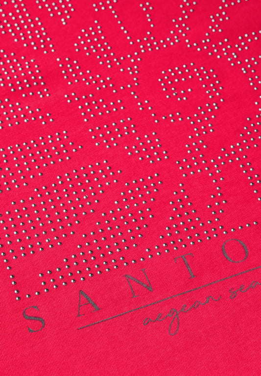 Shirt mit Schmucksteinen