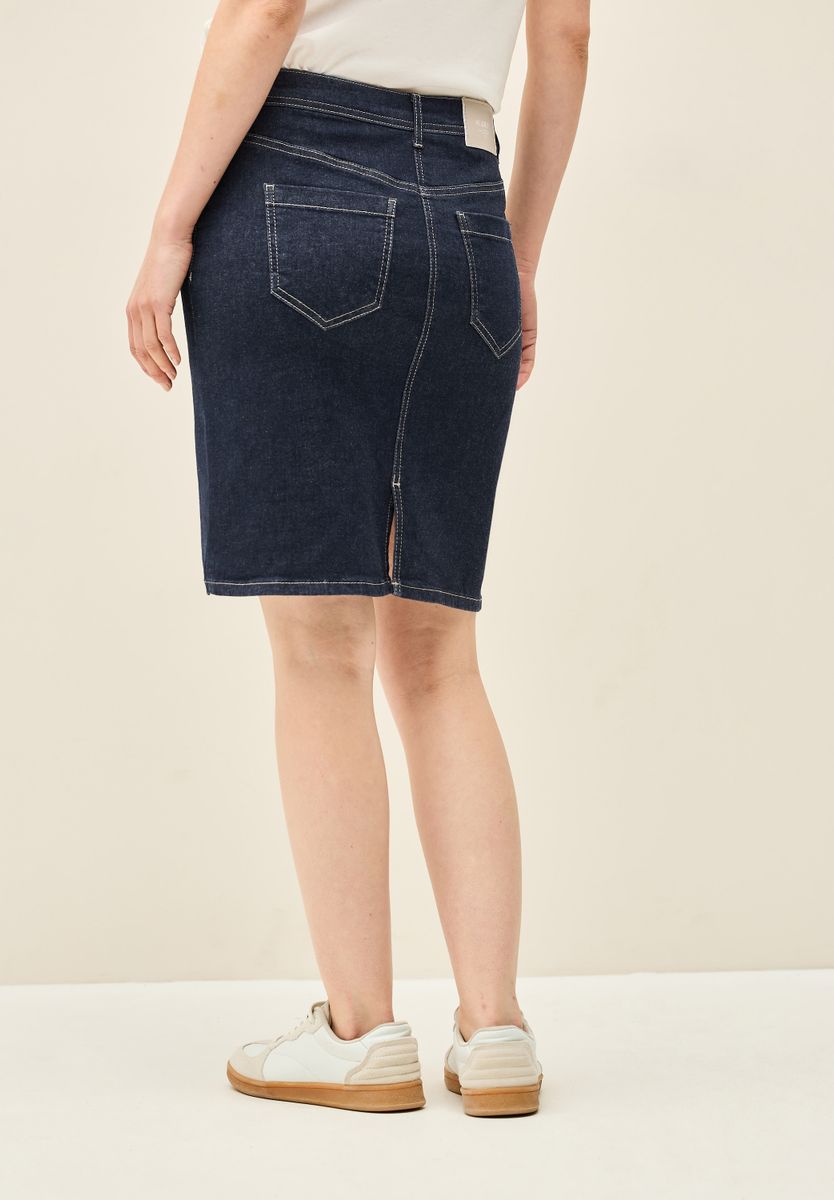 Jeansrock im Rinsed-Look