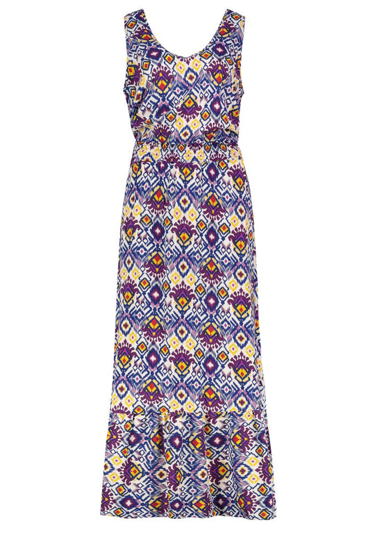 Kleid, maxi, breite Träger, v-Aussc