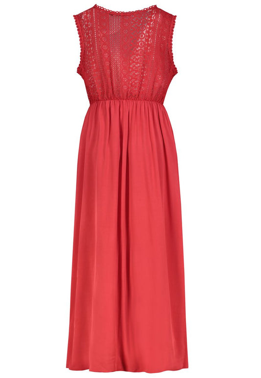 DOB Maxikleid, ohne Ärmel, Spitze i