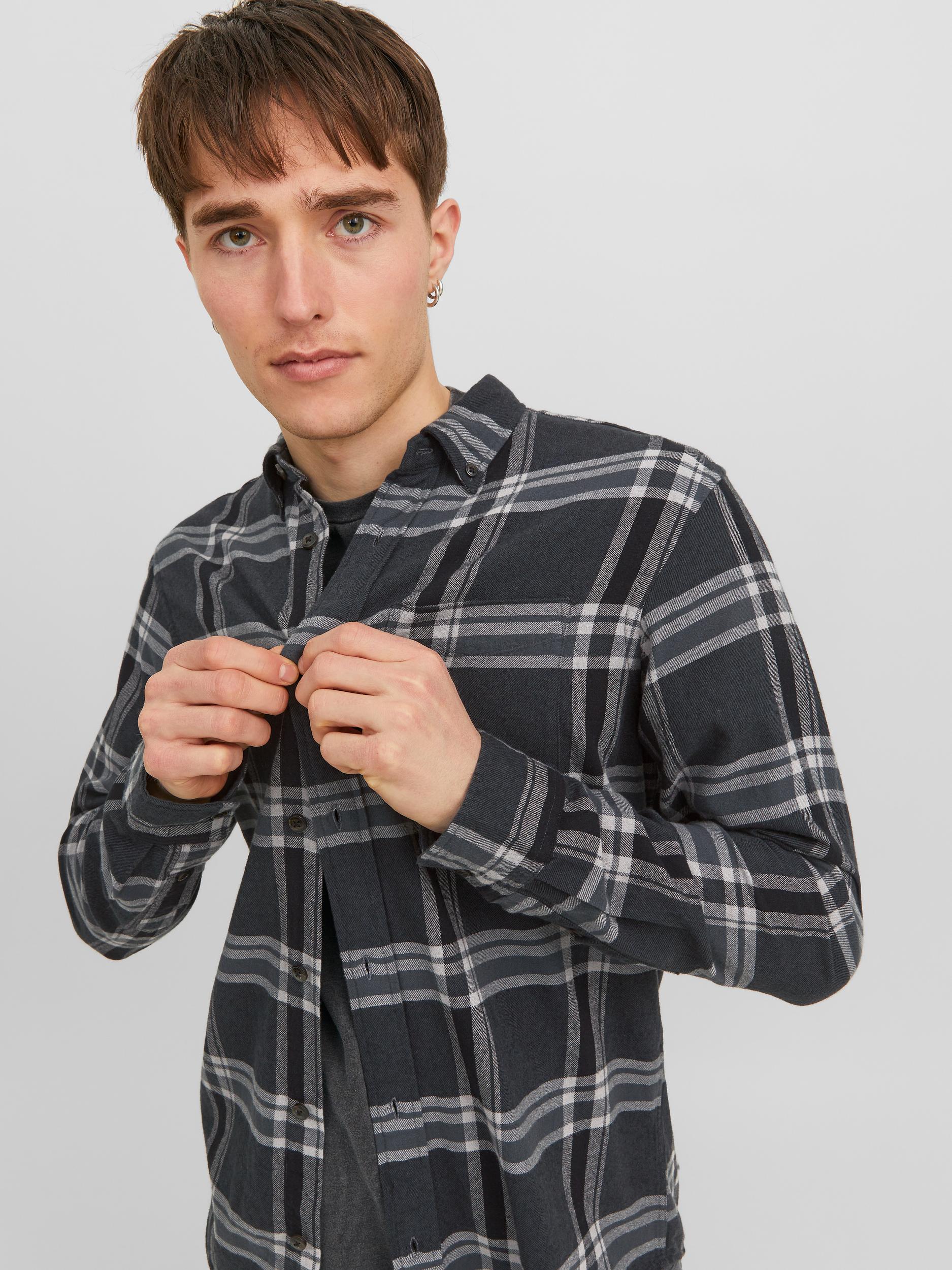 JPRBLUBROOK CHECK TWILL SHIRT L/S