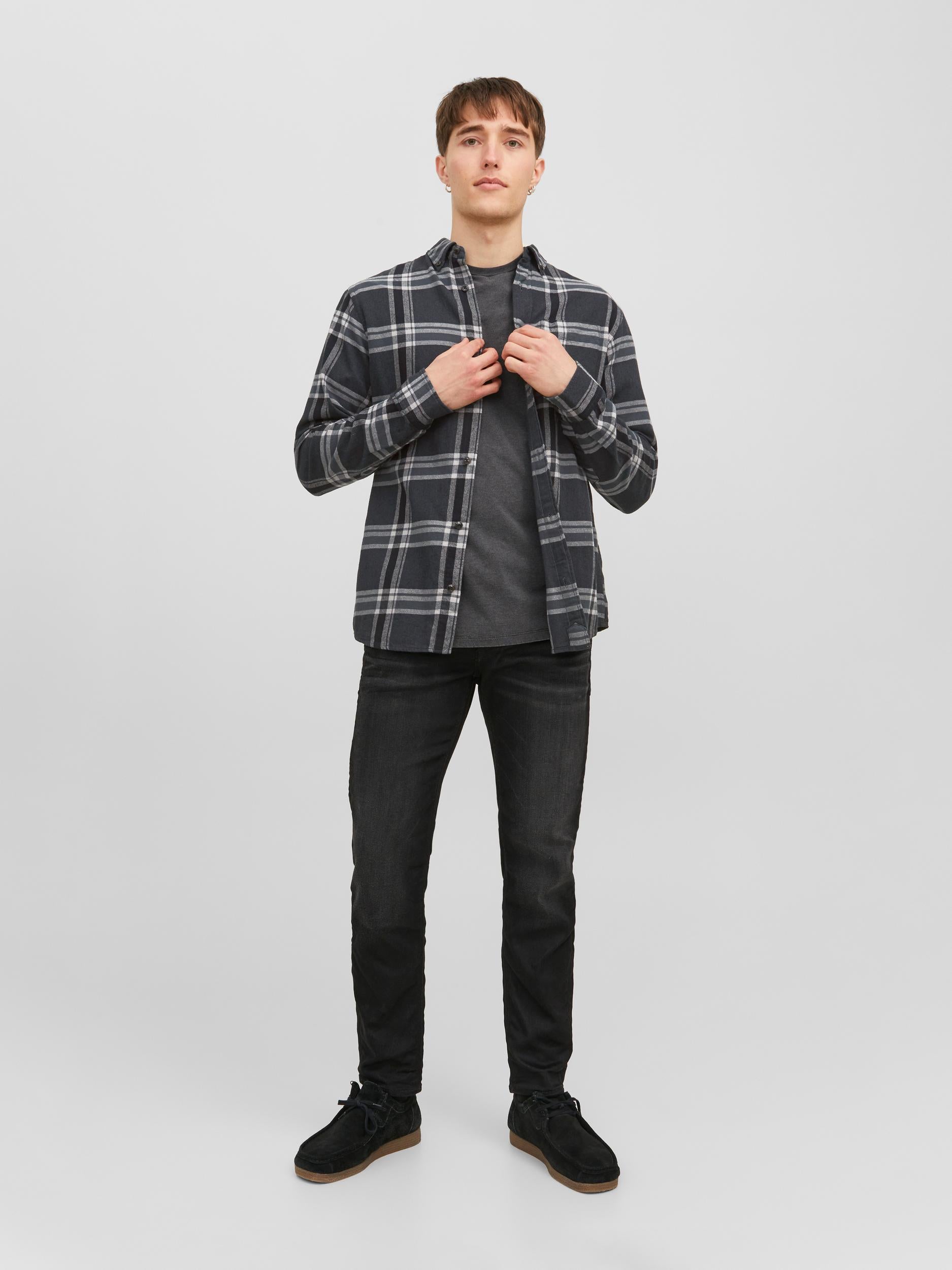 JPRBLUBROOK CHECK TWILL SHIRT L/S