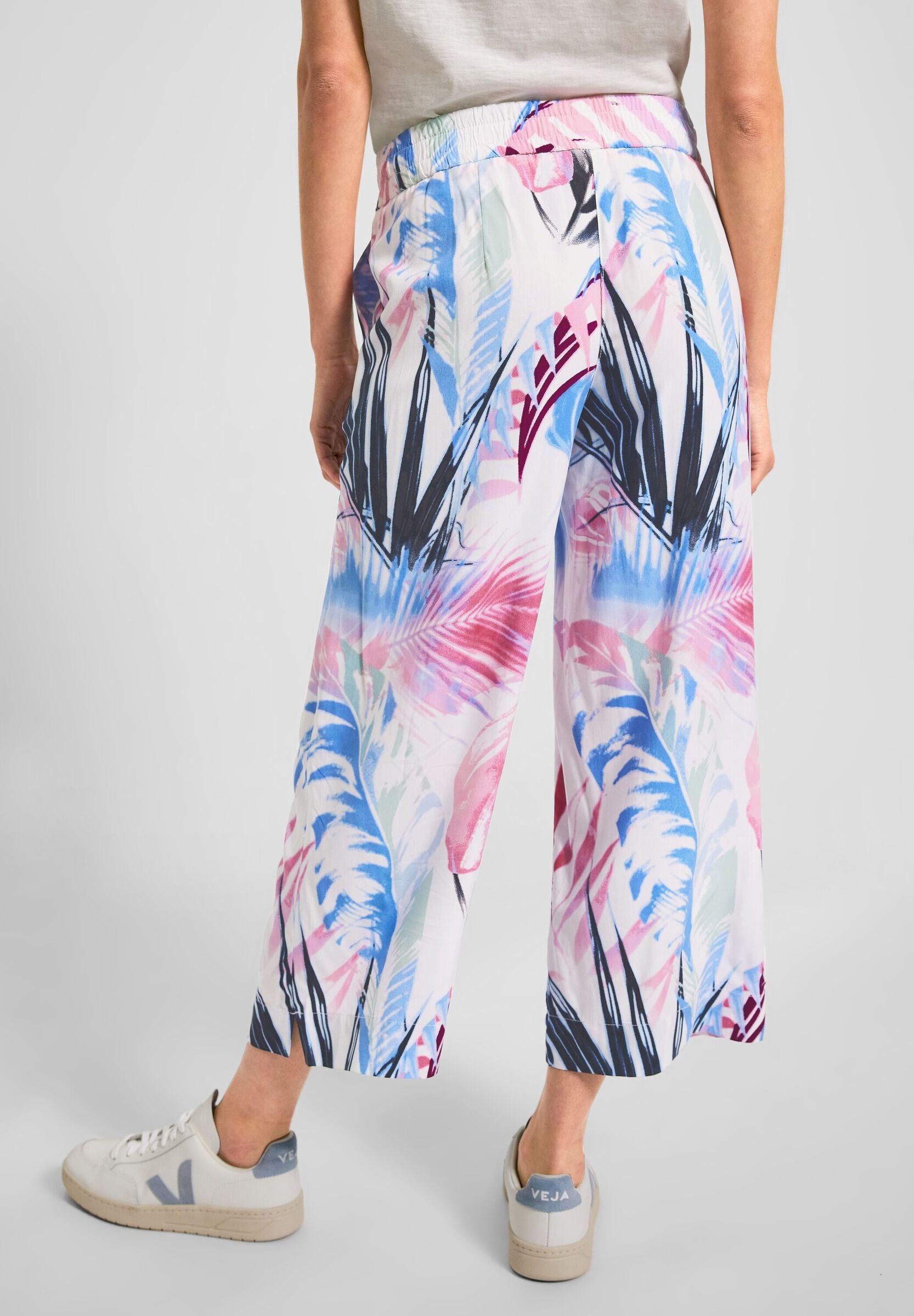 Casual Fit Hose mit Print