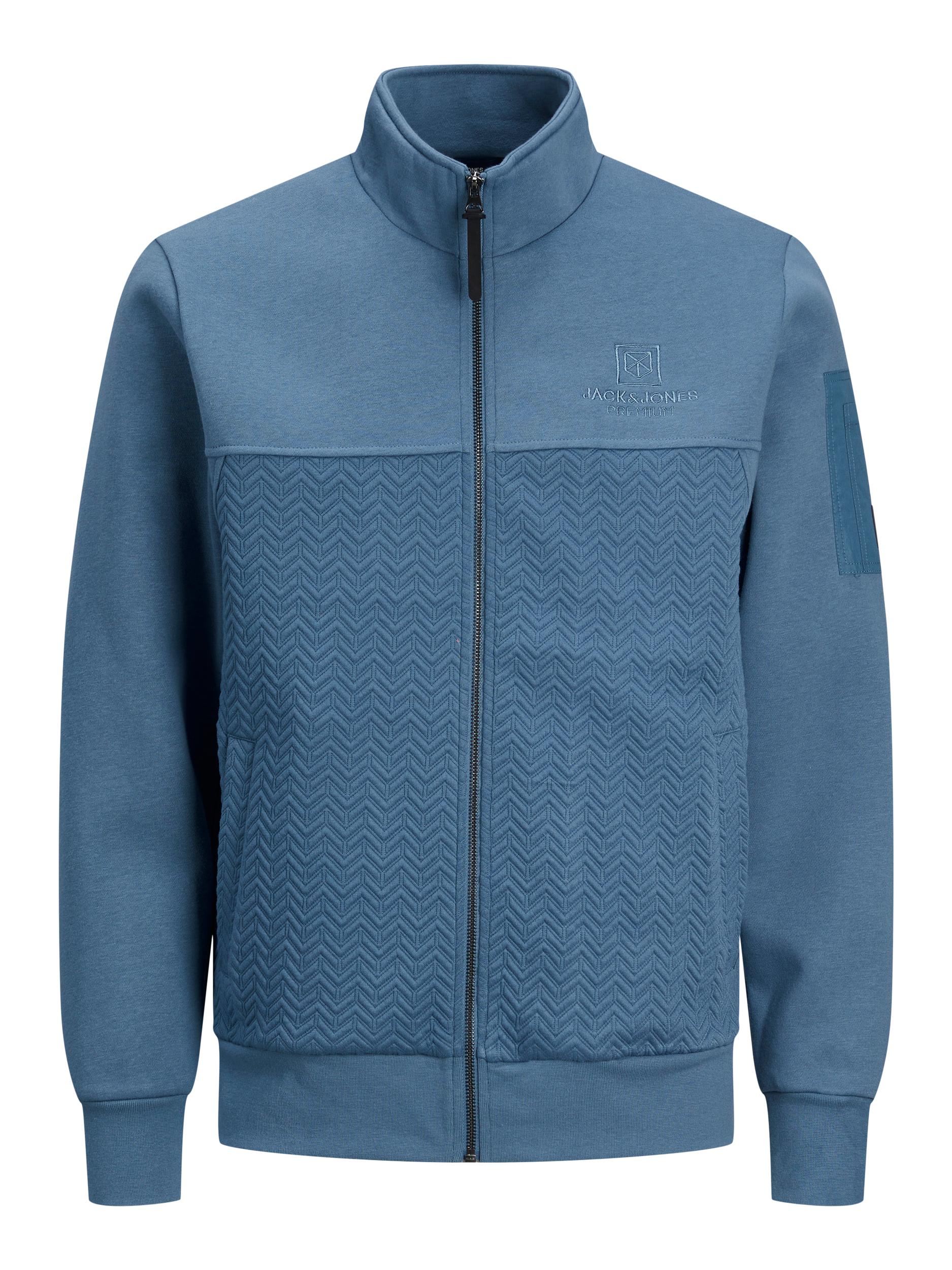 JPRBLUWESLEY SWEAT FULL ZIP