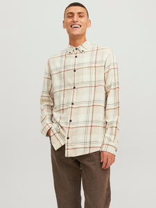 JPRBLUBROOK CHECK TWILL SHIRT L/S